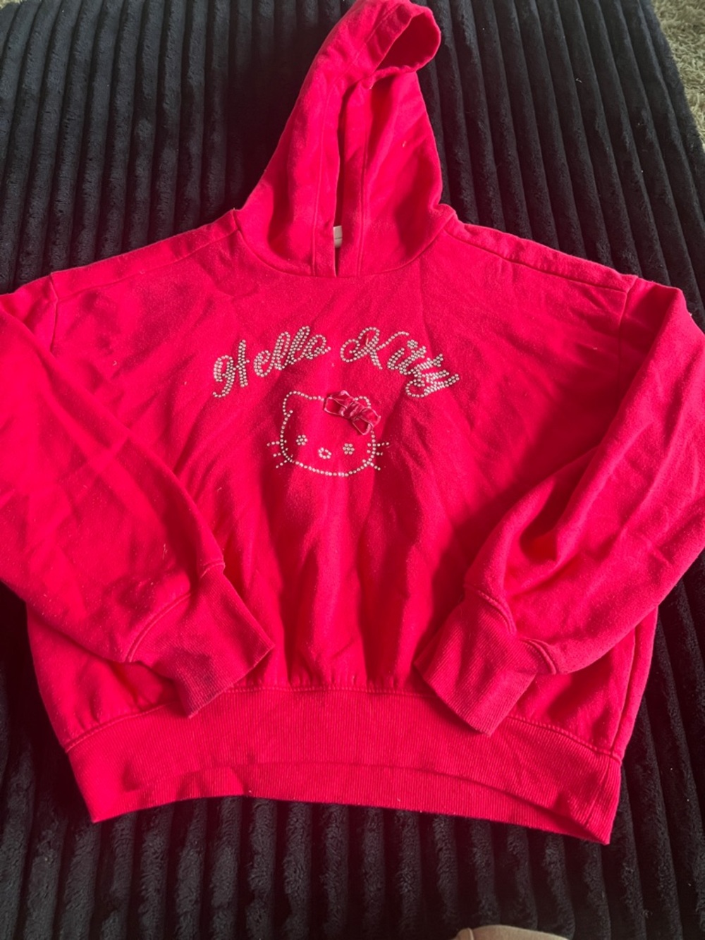 The Children's Place Hot Pink Hello Kitty Hooded Sweatshirt